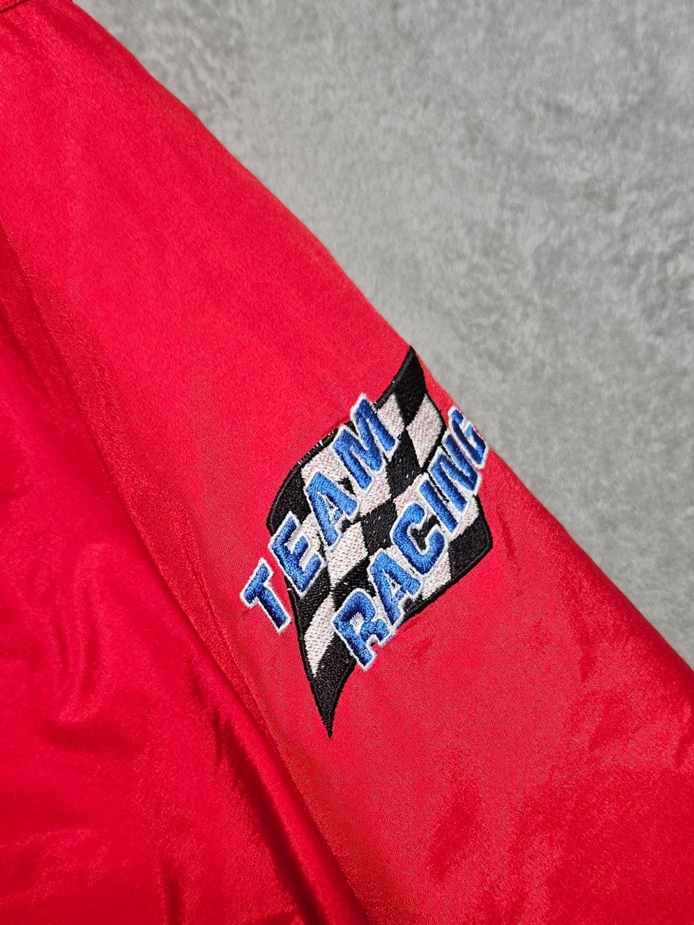Chase Authentics Red and Navy NASCAR Racing Jacket - Picture 4 of 11